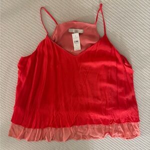 NWT LOFT Bright Pink Camisole Top